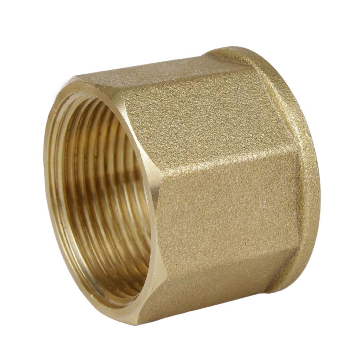 Муфта VA А0353А латунная восьмигранная 1х1" (000026912) - фото 1