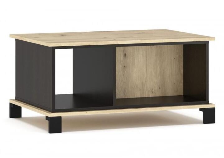 Журнальный стол Mebel Service Велс Дуб артизан/Венге темный