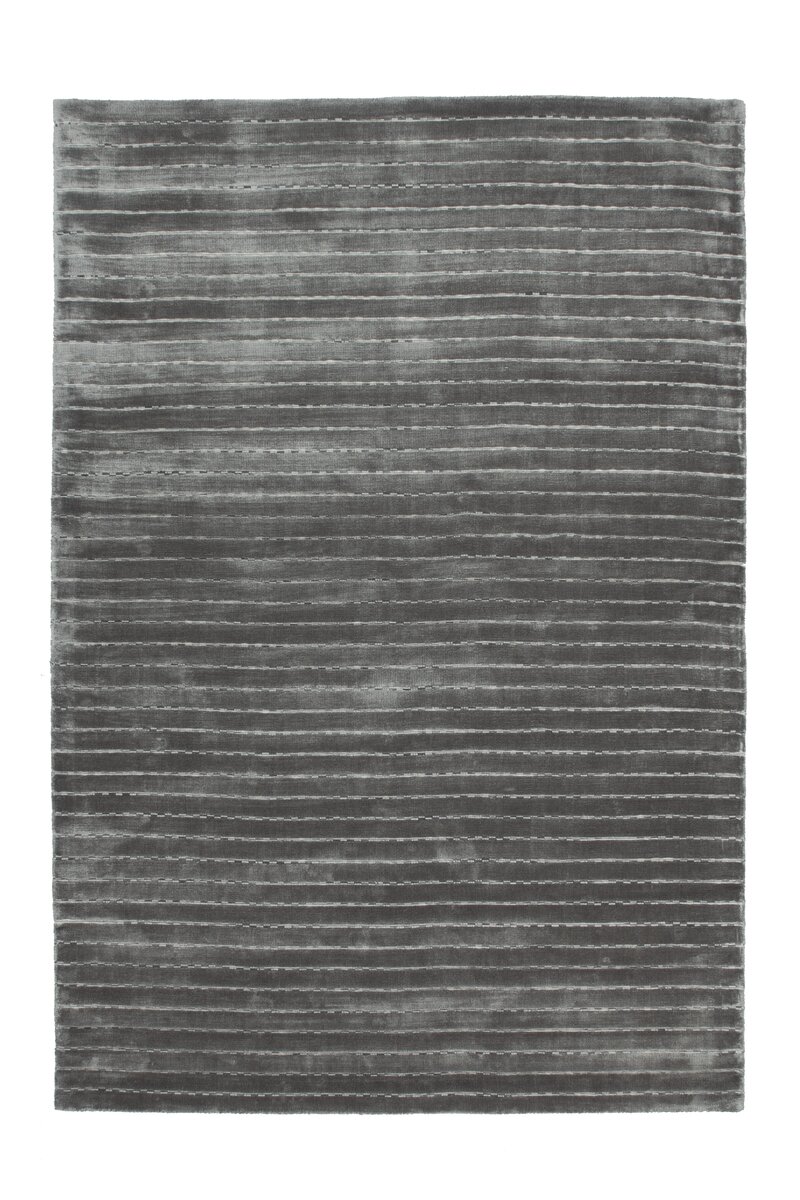 Ковёр с плоским ворсом в полоску Kayoom Prime 110 Серый/Серебро (BUR1S-160-230)