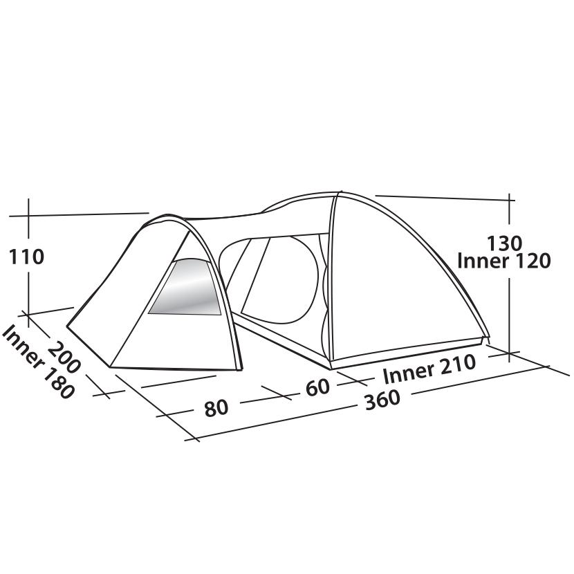 Намет Easy Camp Eclipse 300 Rustic Green (120386) - фото 2