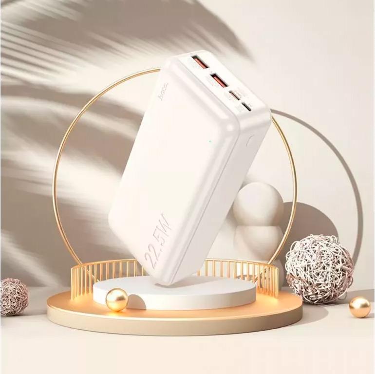 Внешний аккумулятор Hoco J101B Astute 30000 mAh 22,5W White - фото 3 Внешний аккумулятор Hoco J101B Astute 30000 mAh 22,5W White - фото 3