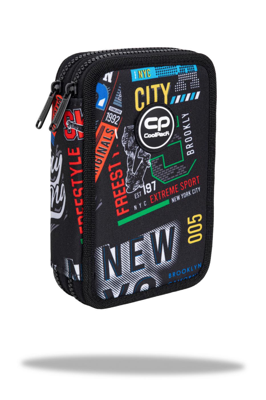 Пенал з наповненням COOLPACK Jumper 2 BIG CITY 2 відділення (F066673)