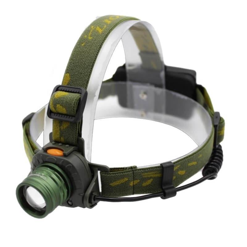 Ліхтар налобний із регульованим кутом