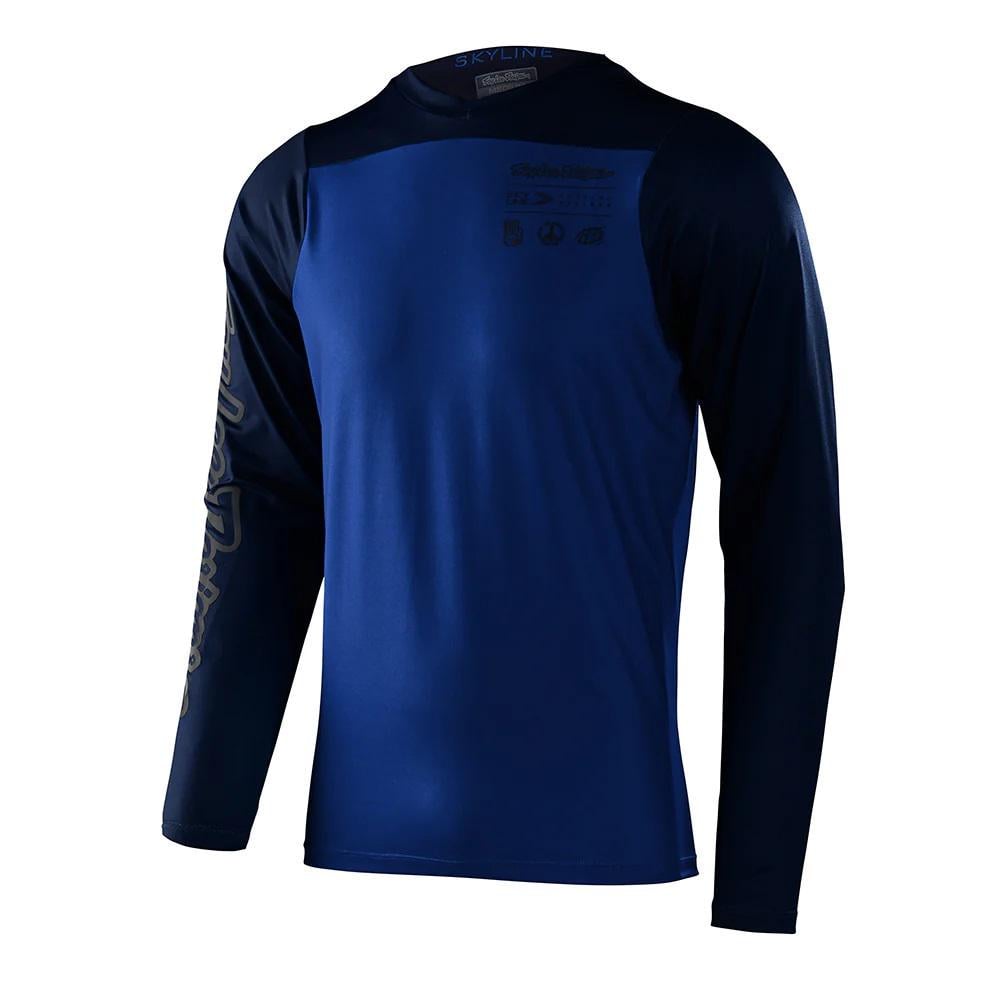 Джерси TLD SKYLINE LS CHILL JERSEY MONO TRUE M BLUE (353931013)
