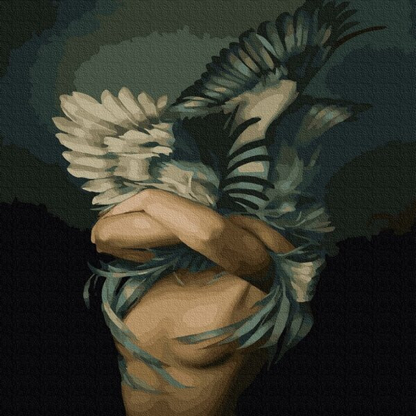 Картина по номерам Brushme Запутавшись в мыслях (GX36582)