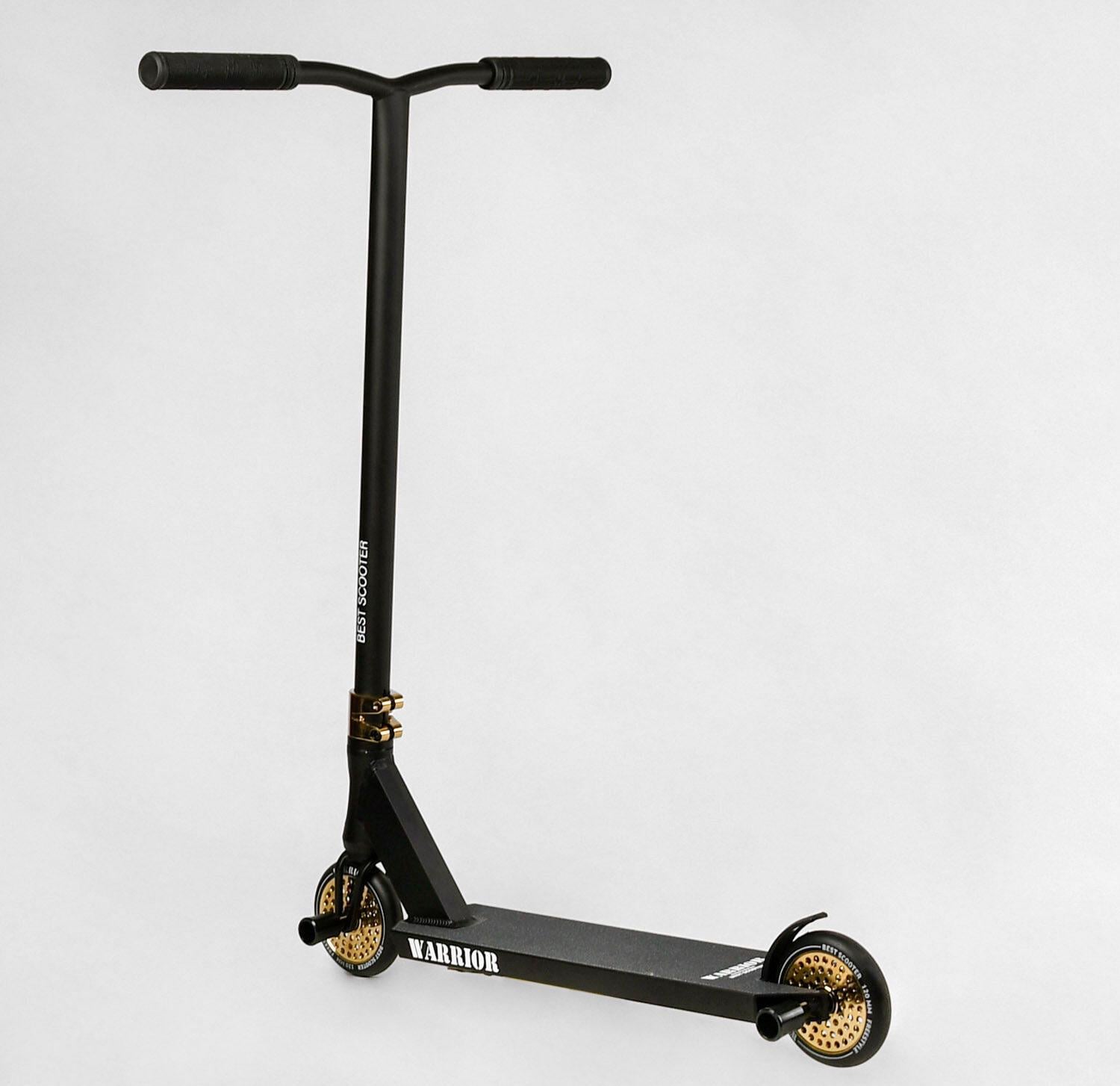 Самокат трюковый Best Scooter Т-50615 Warrior Черный Самокат трюковый Best Scooter Т-50615 Warrior Черный