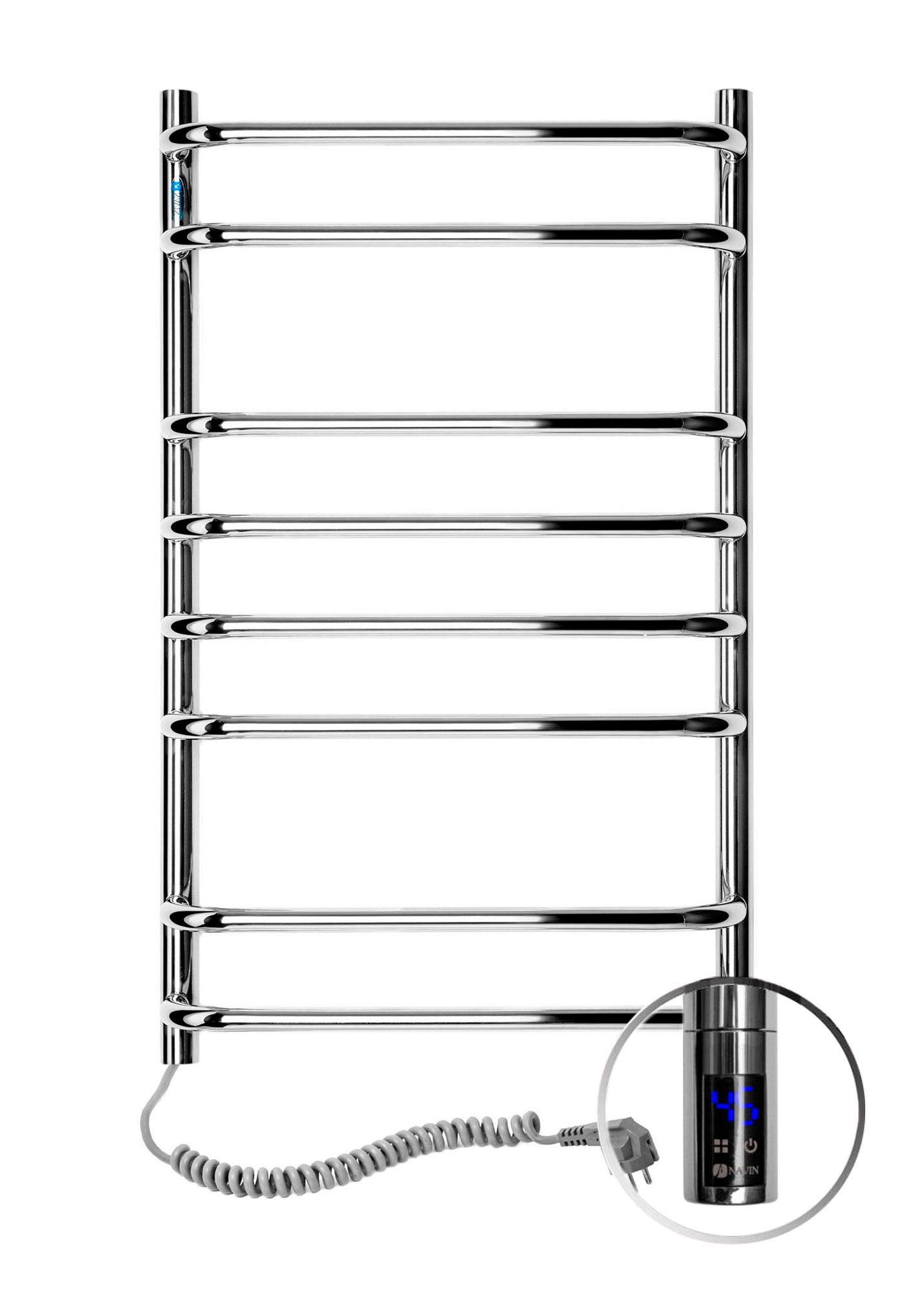 Полотенцесушитель электрический NAVIN Симфония Sensor левая с таймером 480x800 мм (S10-009133-4880)