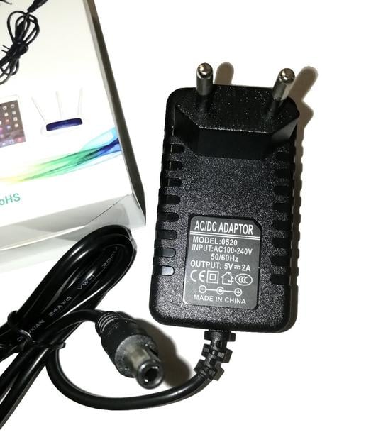 Блок живлення універсальний PAT4912-0520 5V 2А 5.5/2.1 шнур 1 м