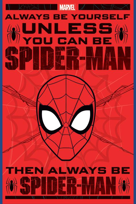 Постер плакат Людина-Павук Завжди Будь Самим Собою/Spider-Man Always Be Yourself 61x91,5 см