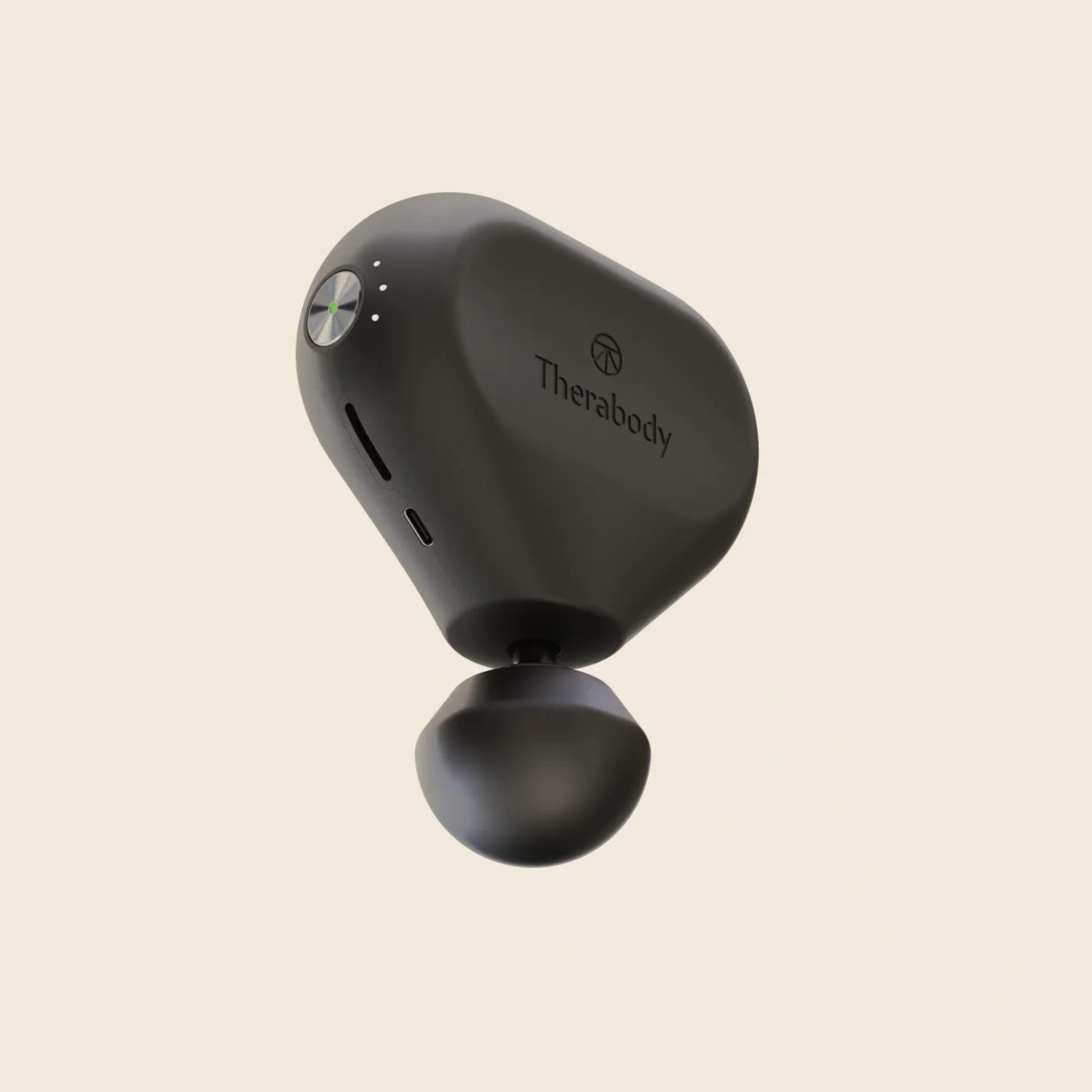 Массажер портативный перкуссионный Theraigun Mini 3.0 беспроводной с Bluetooth и 3 насадками Черный (TG0004128-3A10)