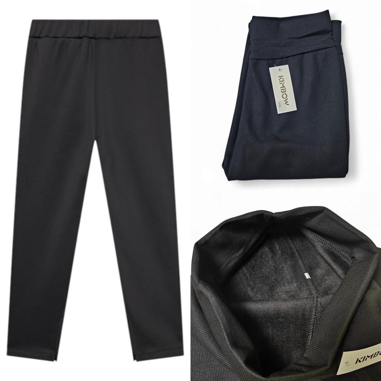 Лосины на флисе с высокой посадкой р. 52 Черный (2386394149) - фото 6 Лосины на флисе с высокой посадкой р. 52 Черный (2386394149) - фото 6