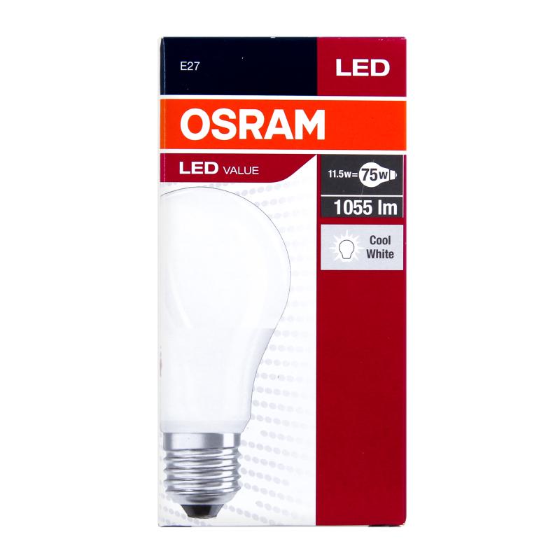 Лампа светодиодная Osram A75 11,5W 1055Lm 4000К E27 4052899973404 - фото 2