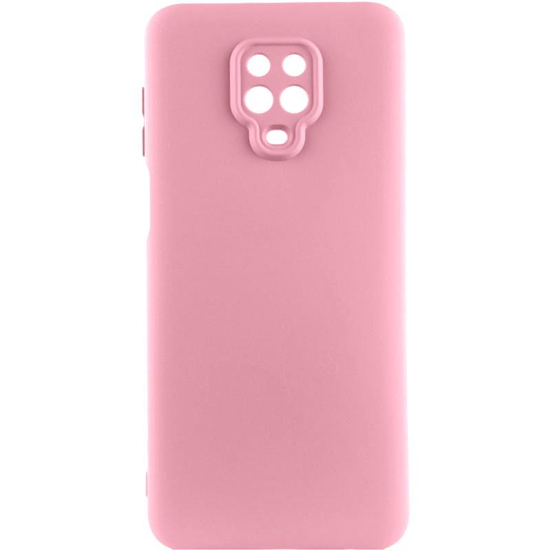 Противоударный чехол Silicone Cover Lakshmi Full Camera (AAA) для Xiaomi Redmi Note 9s / Note 9 Pro /Note 9 Pro Max  РОЗОВЫЙ /  LIGHT PINK