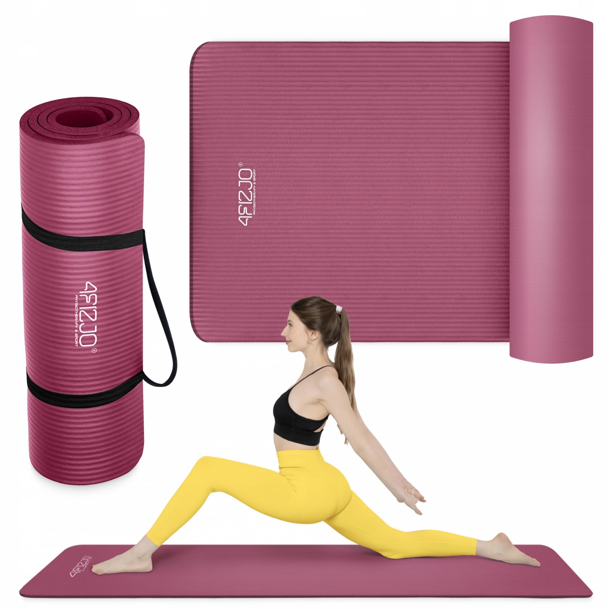 Коврик спортивный 4fizjo NBR 180x60x1,5 см Burgundy (P-5905973406710) - фото 10
