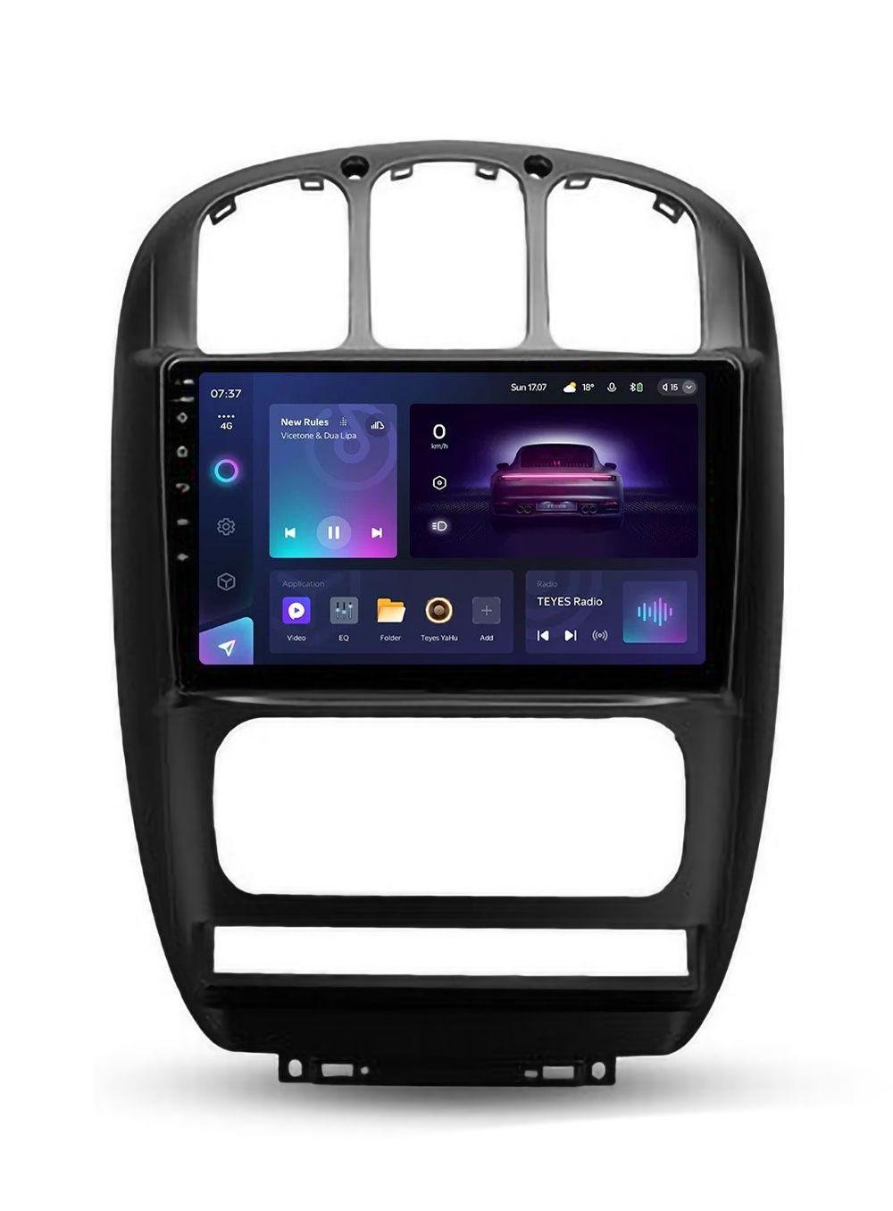 Автомагнитола штатная Teyes CC3 2K 4/32 Gb для Dodge Caravan 4/Chrysler Voyager RG RS/Town & Country RS 2000-2007 г. L1 10" (AR-76278)