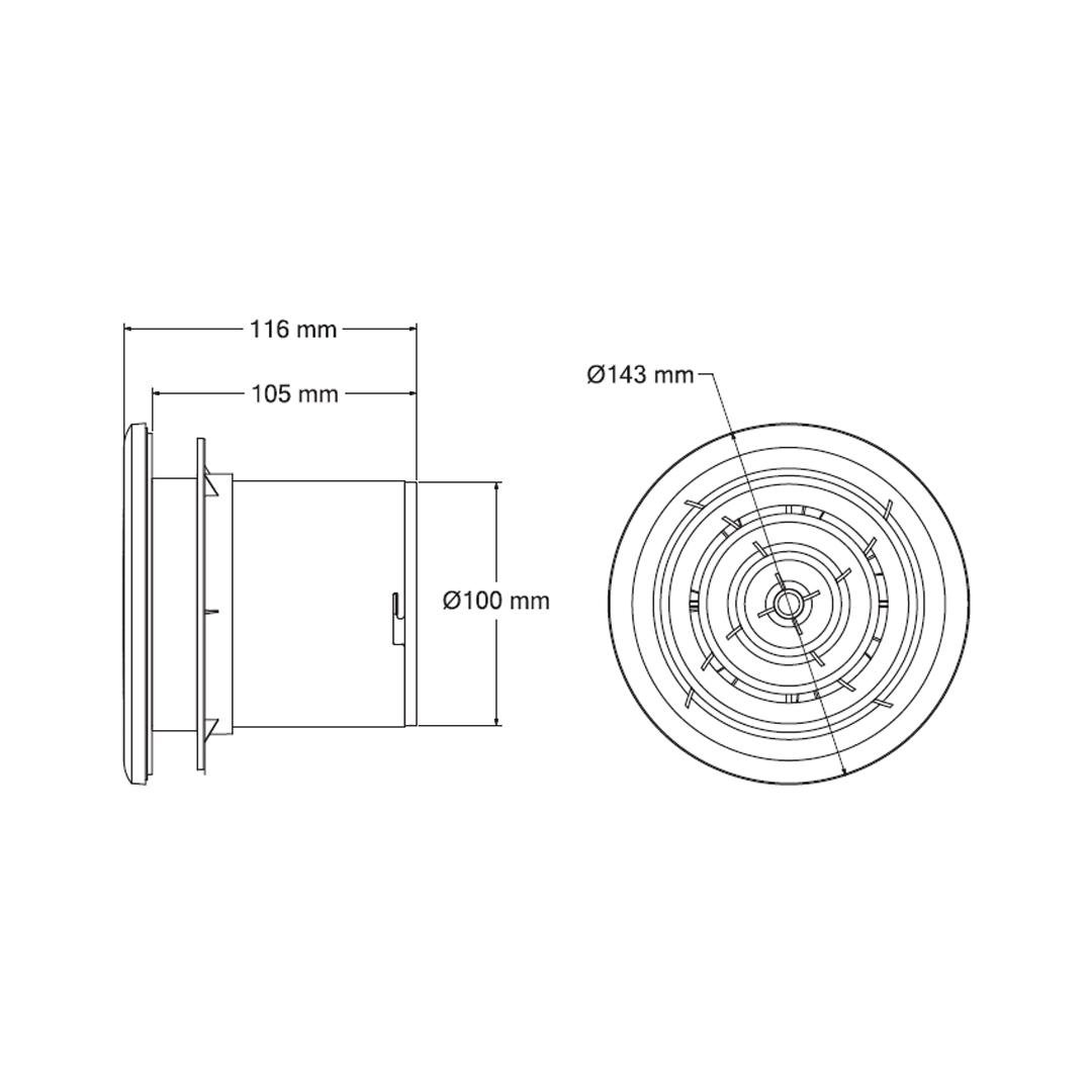 Вентилятор HOROZ ELECTRIC AIRYMAX-4 12 W Белый (502-200-100) - фото 6 Вентилятор HOROZ ELECTRIC AIRYMAX-4 12 W Белый (502-200-100) - фото 6