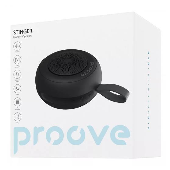 Портативна акустична колонка Proove Stinger Bluetooth 5,3/Micro SD/5W/500 мАг Чорний (600577) - фото 3