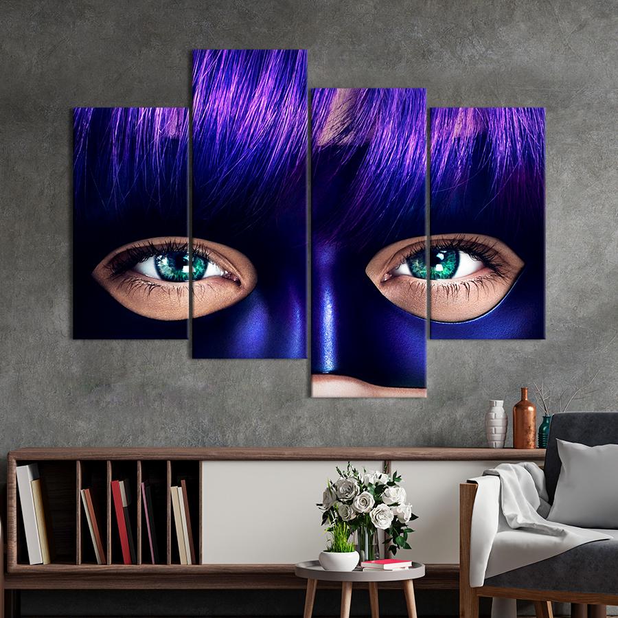 Настенний декор Хлоя Грейс Морец в роли Убивашки 129x90 см (A72-4)