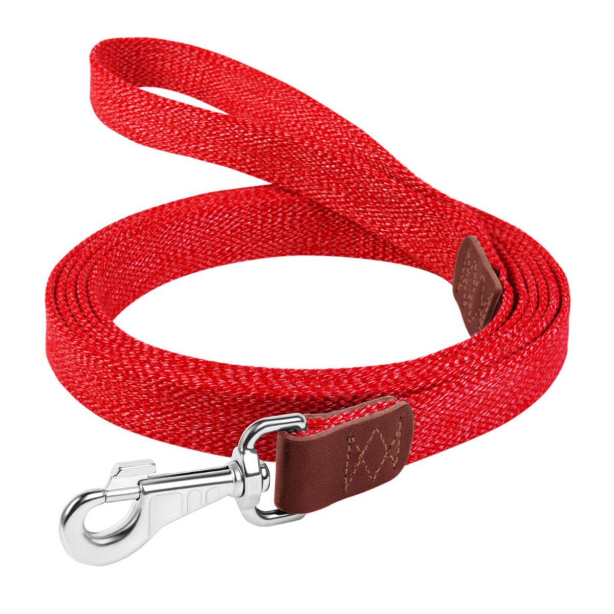 Поводок Collar х/б тесьма 25 мм 300 см Красный