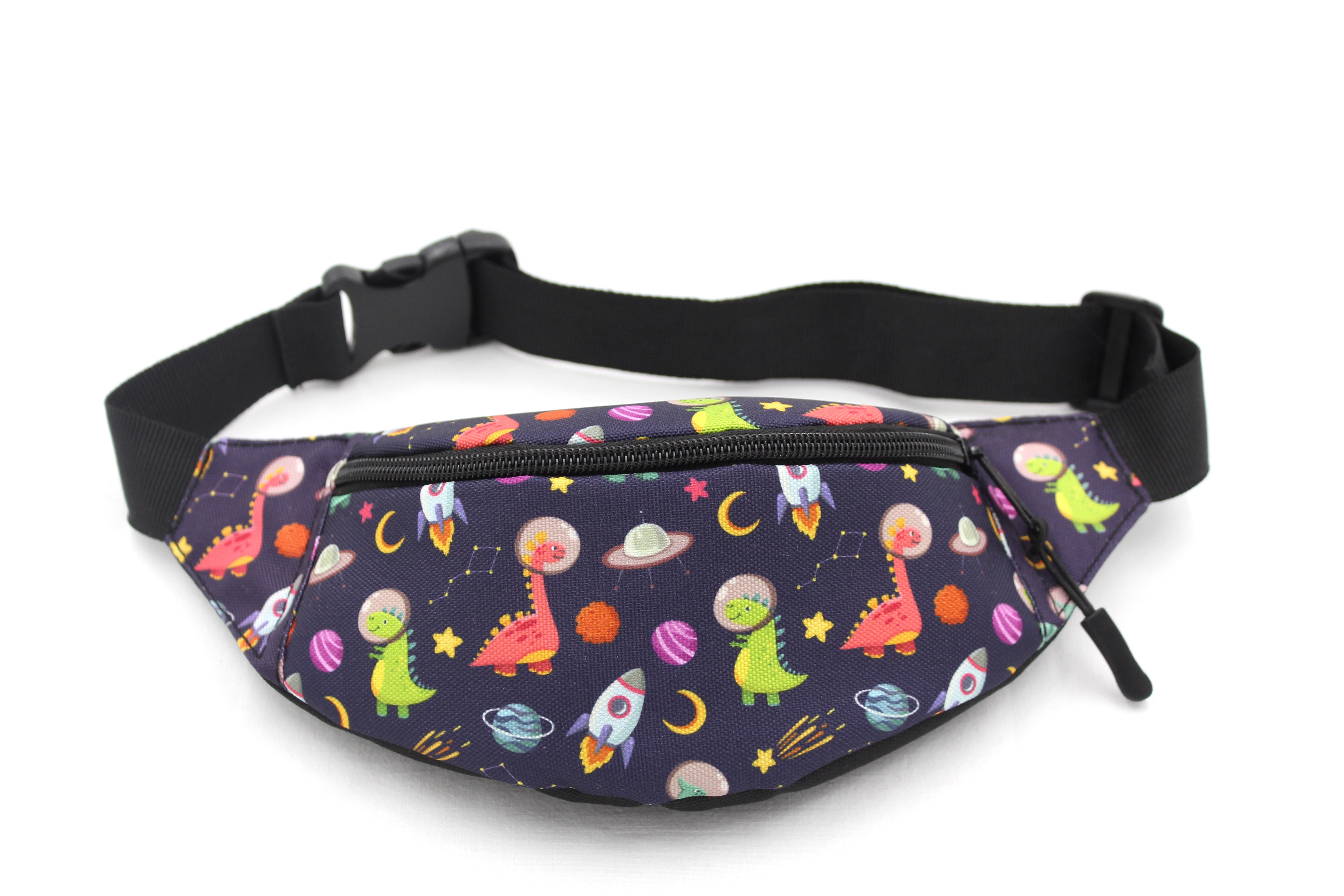 Сумка бананка дитяча з регулюючим ремінцем Діно Космос (Д-002) - фото 4