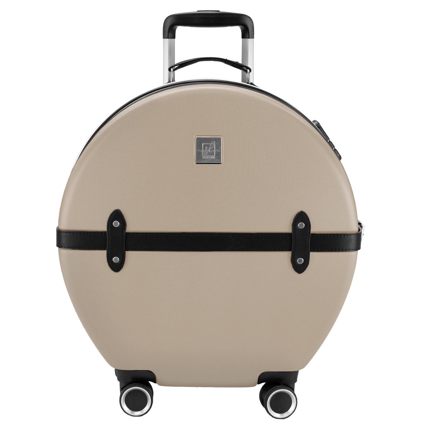 Чемодан малый ручная кладь SEMI LINE 20" ABS-Plastic S Champagne/Black (T5674-2) - фото 3