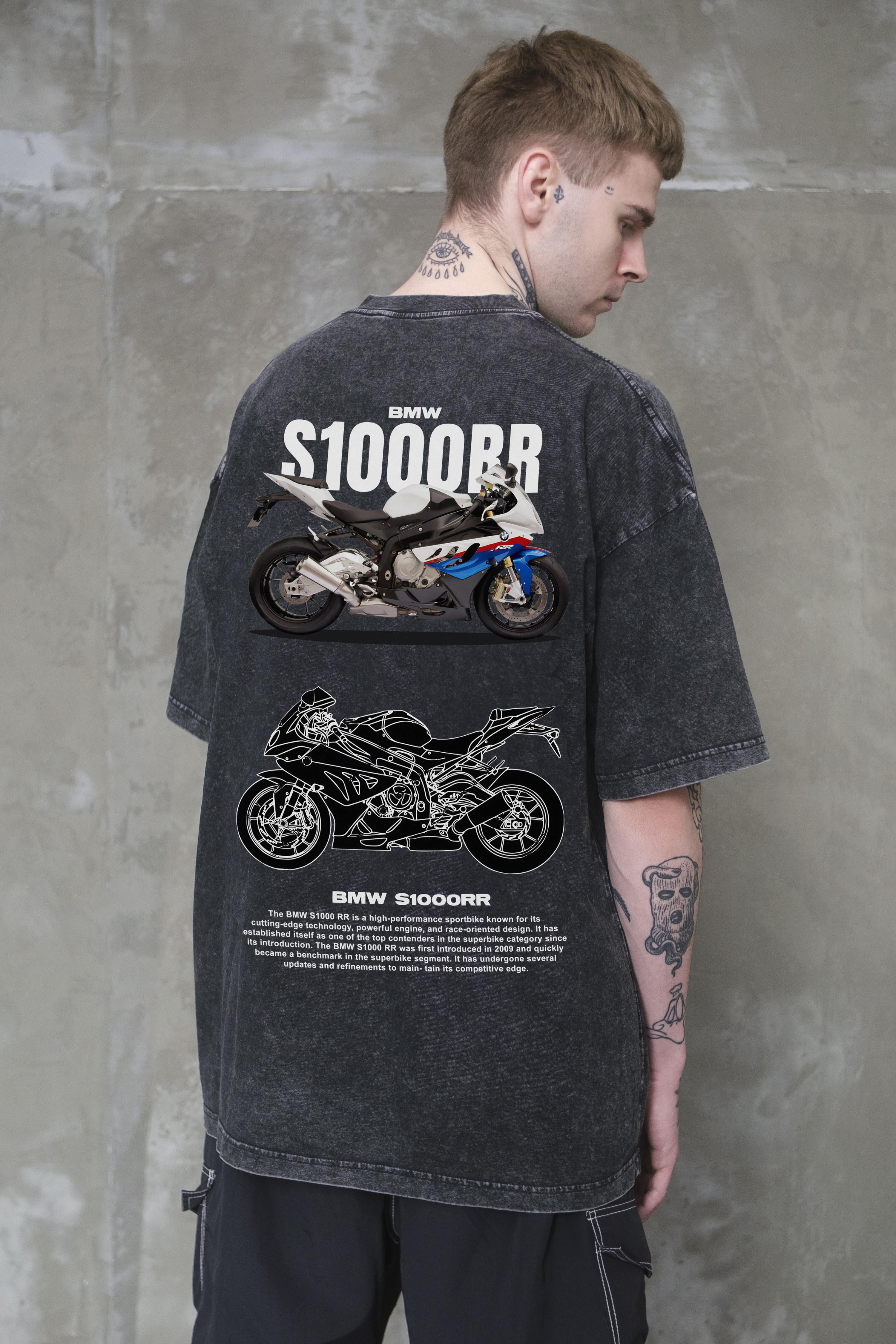 Футболка оверсайз Without Washed S1000RR S/M Black (S/M8056380 8056381)