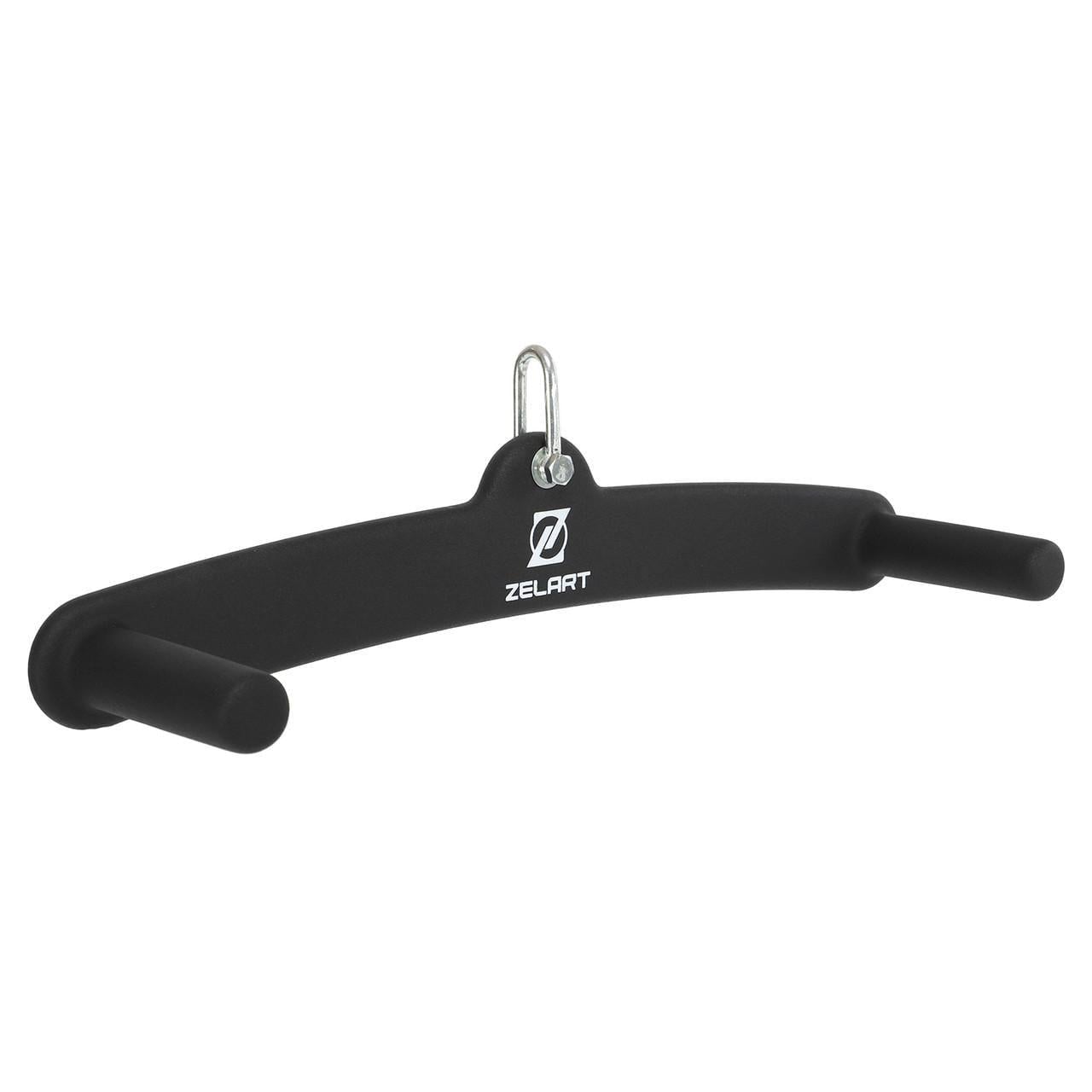Рукоятка для тяги із середнім хватом Mide Grip нековзне покриття Zelart TA-9632 53 см Чорний (2532855096)