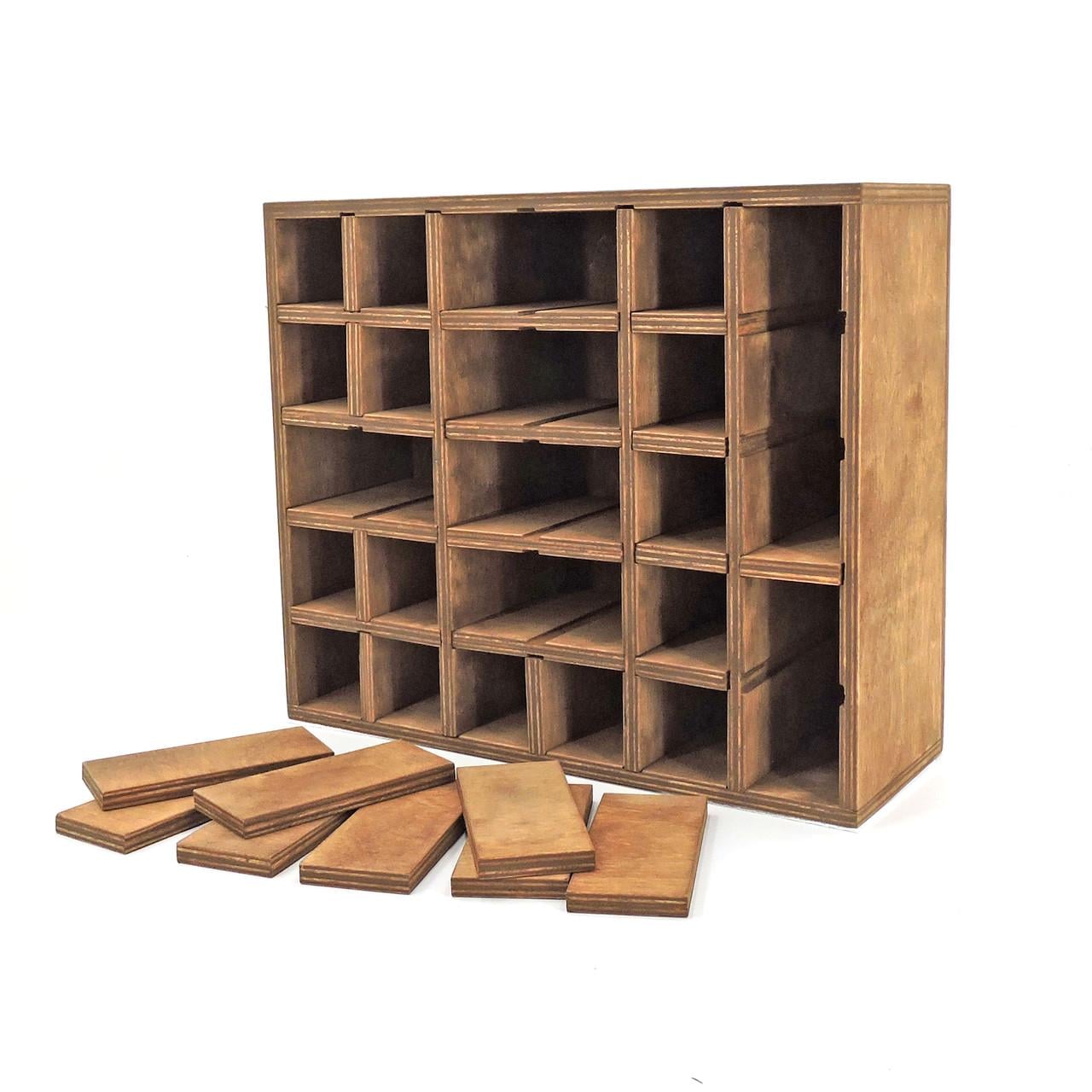 Полка настольная из дерева Актобе 30х35 Мускат (ПСТ/350507)