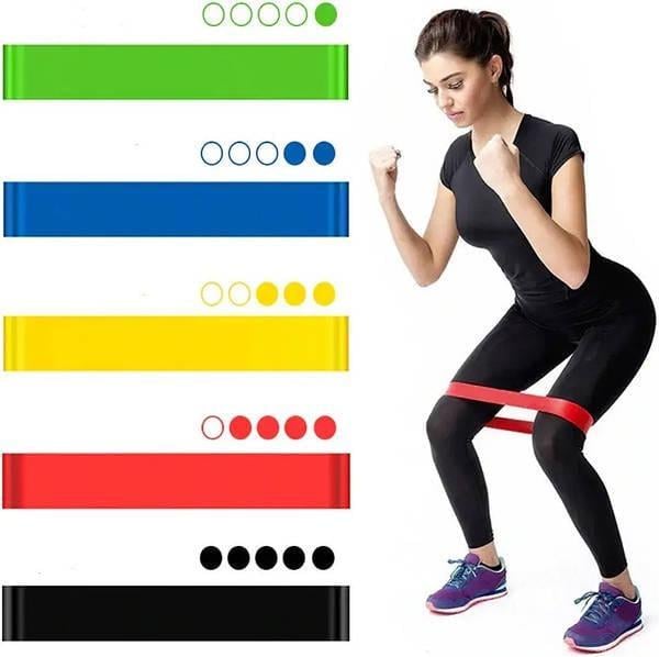 Резинка для фитнеса U-Powex с чехлом 5 шт. - фото 4 Резинка для фитнеса U-Powex с чехлом 5 шт. - фото 4