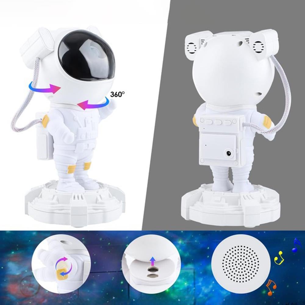Нічник-проектор зоряного неба Астронавт з пультом ДК та Bluetooth колонкою від USB 8 режимів світіння - фото 8