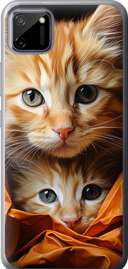 Чехол на Realme C11 2020 Котики 2 (5664u-2031-42517)