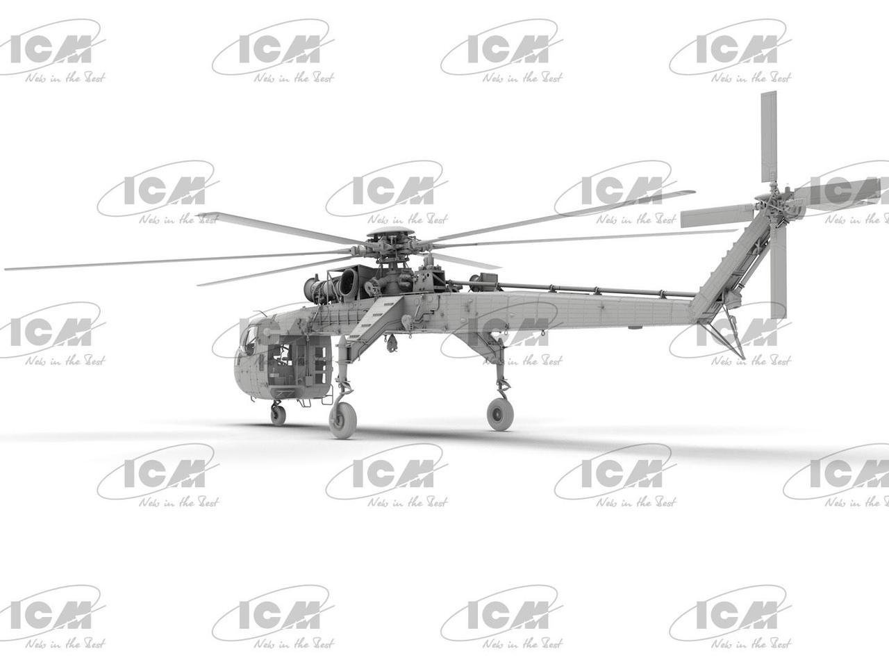 Сборная модель ICM S-64E Skycrane (53058) - фото 6 Сборная модель ICM S-64E Skycrane (53058) - фото 6