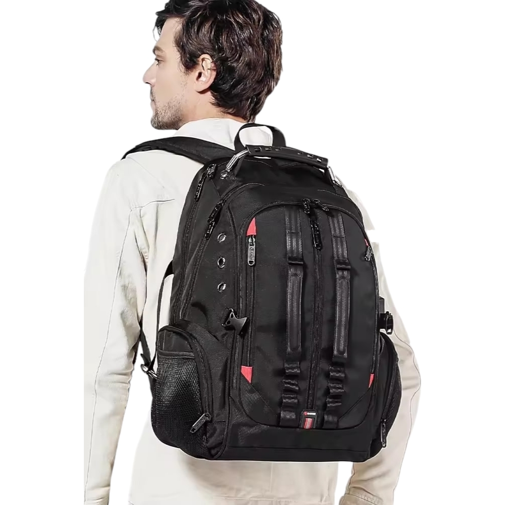 Городской рюкзак Bange BGS1901 15,6" с USB Черный (49775) Городской рюкзак Bange BGS1901 15,6" с USB Черный (49775)