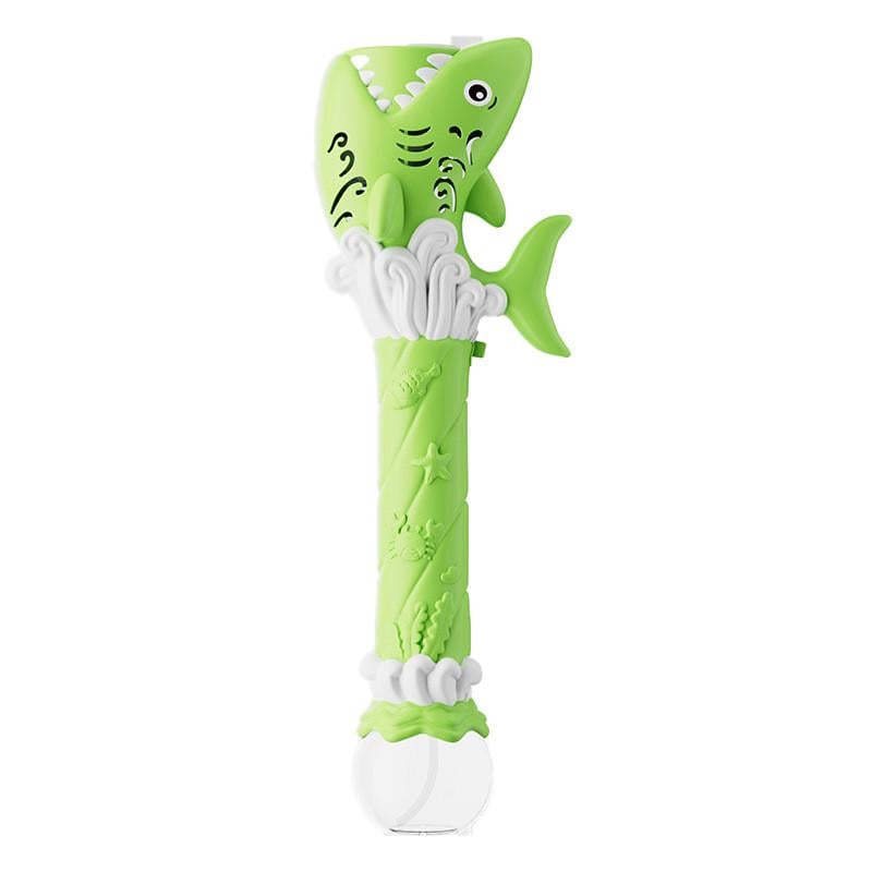 Дитячий іграшковий пістолет з мильними бульбашками H038 Shark bottle 50 мл Green (00000078649_3)