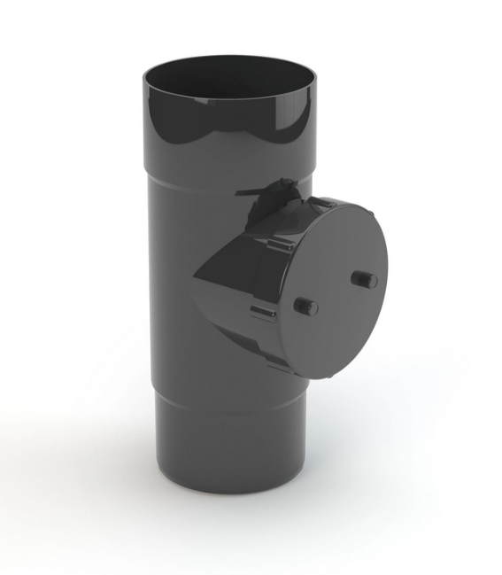 Ревізія труби Gamrat 110 мм Графітовий (314-525-100) - фото 1 Ревізія труби Gamrat 110 мм Графітовий (314-525-100) - фото 1