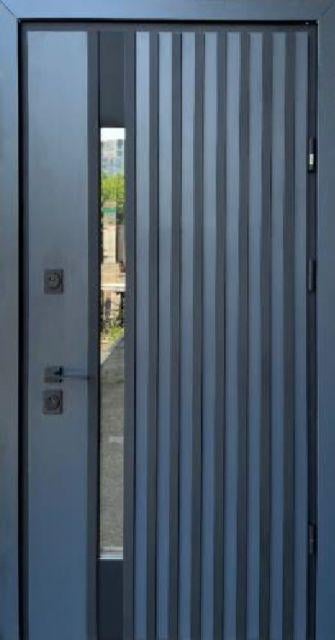 Двері вхідні Straj Rio-S PROOF Loft вулиця з терморозривом 970х2050 мм Антрацит/Білий атлас (14329783)