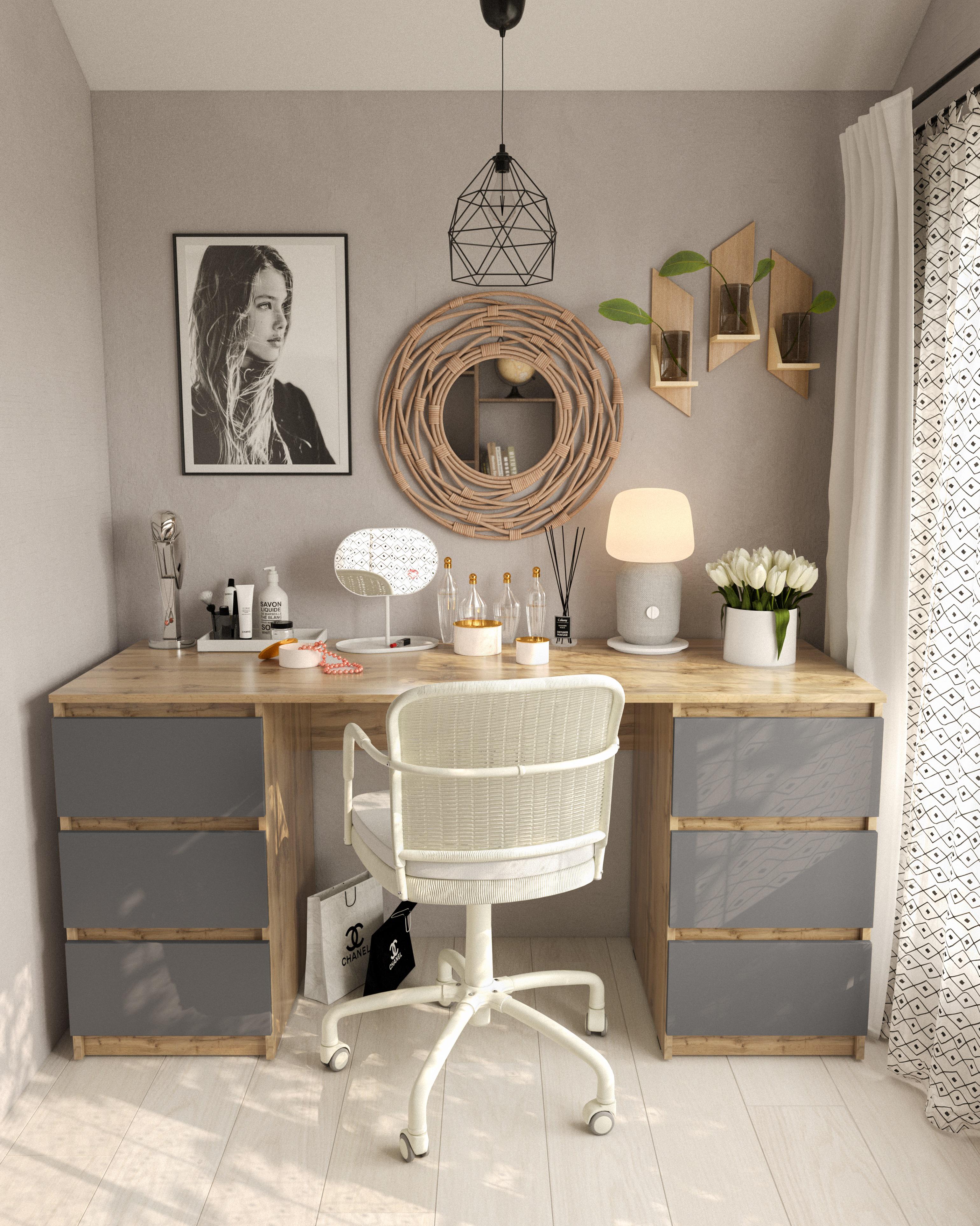 Стол компьютерный Moreli T-228 1580x758x600 мм Дуб аппалачи/Антрацитовый (10448554) - фото 1