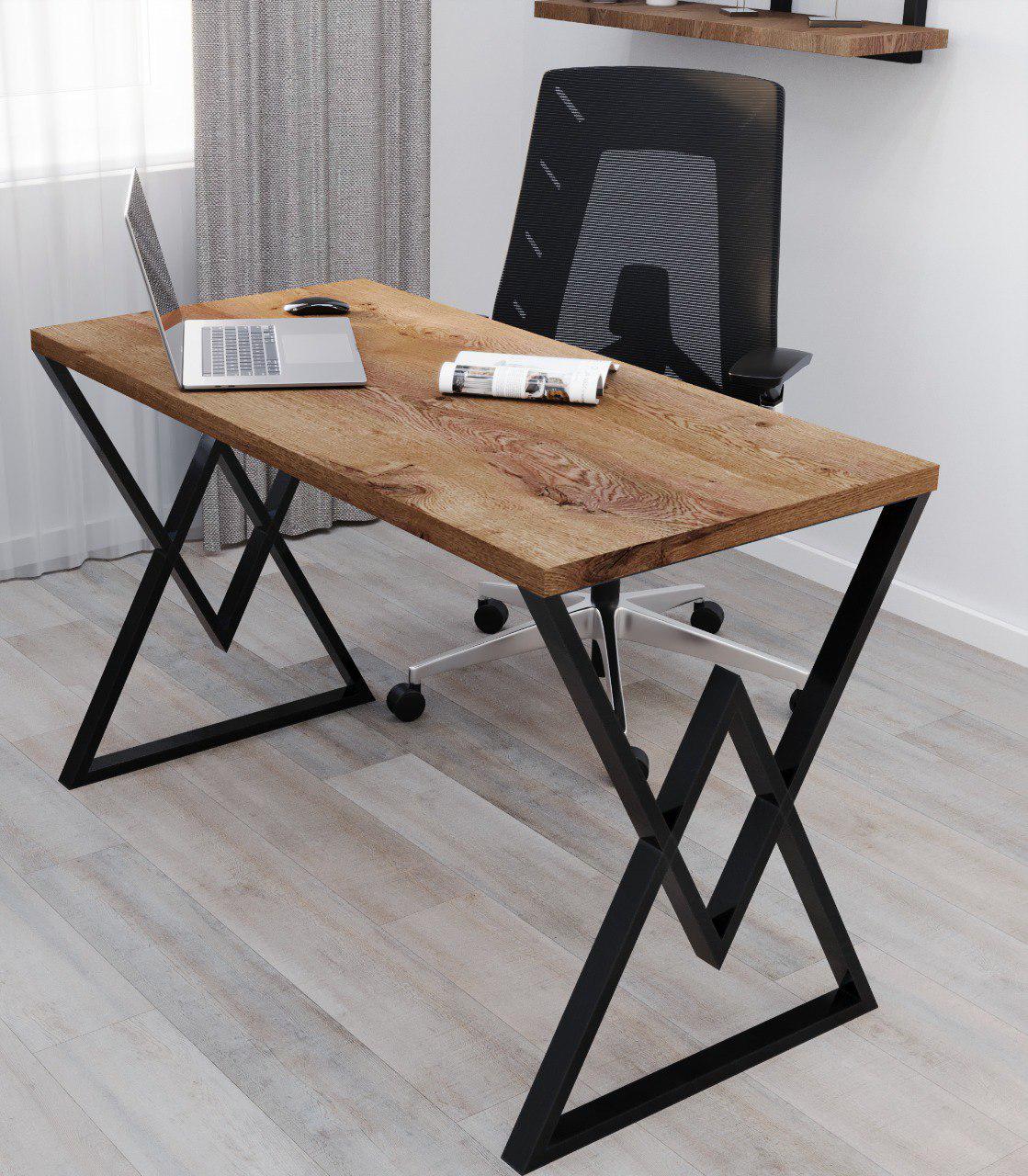 Стіл письмовий Loft Серія 14 1400х700х32 мм Аліканте темний (20630961) - фото 1 Стіл письмовий Loft Серія 14 1400х700х32 мм Аліканте темний (20630961) - фото 1