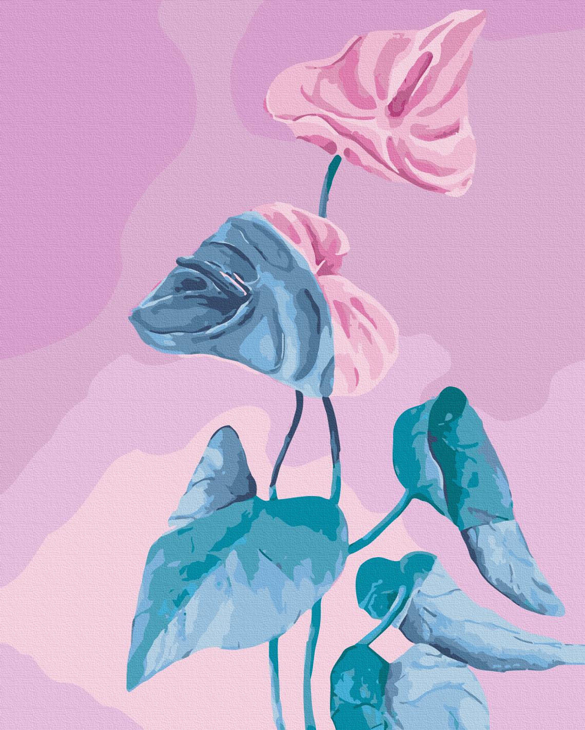 Картина по номерам Brushme Цветущее сердце 40x50 см (BS54458)