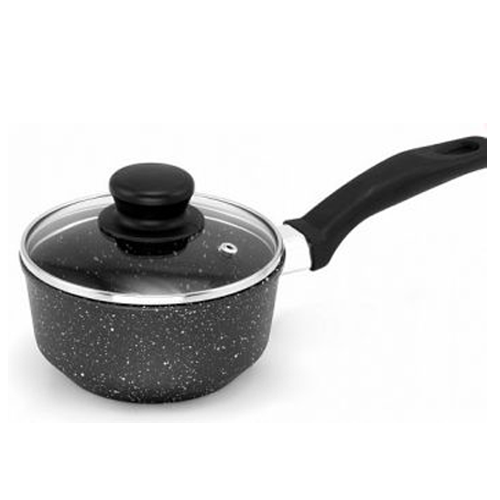 Сотейник Empire EM5503 Стон гранитное антипригарное покрытие с крышкой 1 л 14 см (556356)