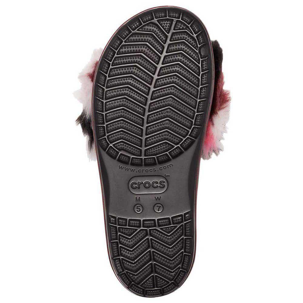 Шльопанці Crocs Crocband Platform Slide So Luxe M6W8 р. 38/24,5 см Black/Burgundy (17612289) - фото 6