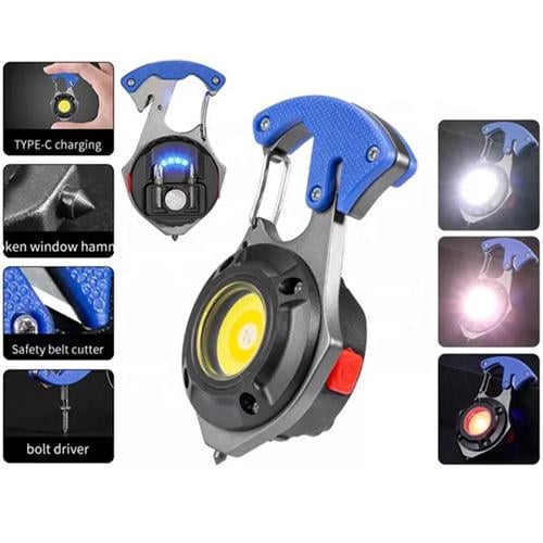 Фонарь MULTIFUNCTIONAL W5143-COB/WYR USB-C Blue (9926) - фото 3