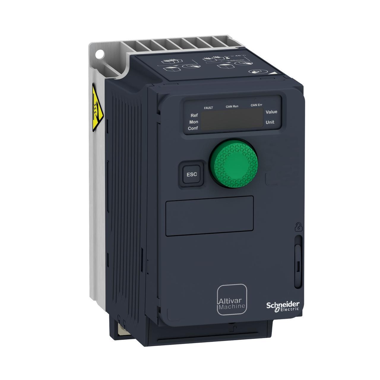 Перетворювач частоти Schneider Electric ATV320 компактний 0,37 кВт 240V 1Ф (ATV320U04M2C) Перетворювач частоти Schneider Electric ATV320 компактний 0,37 кВт 240V 1Ф (ATV320U04M2C)