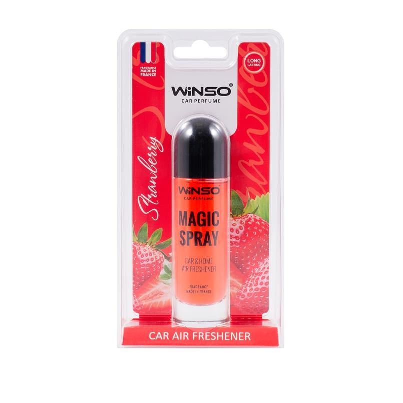 Ароматизатор Winso Magic Spray Strawberry, 30мл 532590 у вигляді спрею