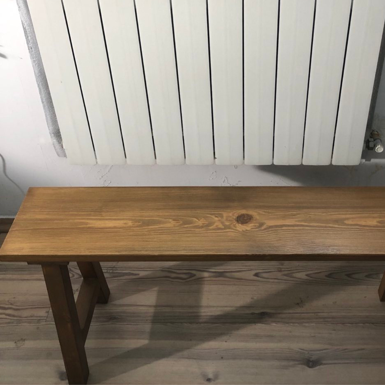 Лавка дерев'яна без спинки Дуб світлий (ДЛ323) - фото 4