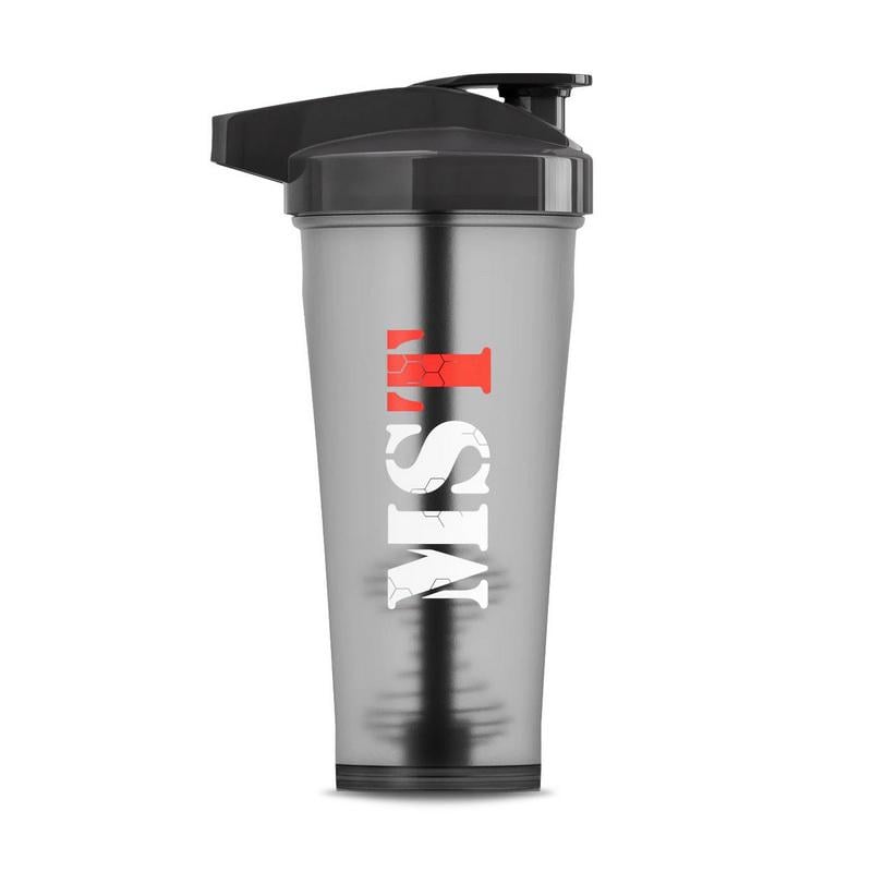 Шейкер для протеина и спортивного питания с откидной крышкой MST Shaker Neuro Pump 600 мл Серый