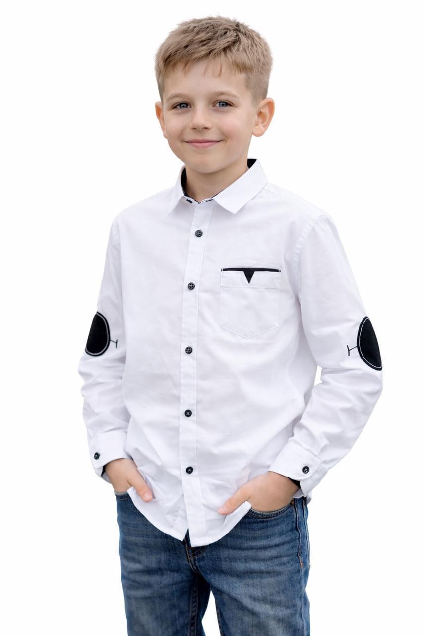 Рубашка для мальчика Pufudi 001 158 см Белый (473601_158)