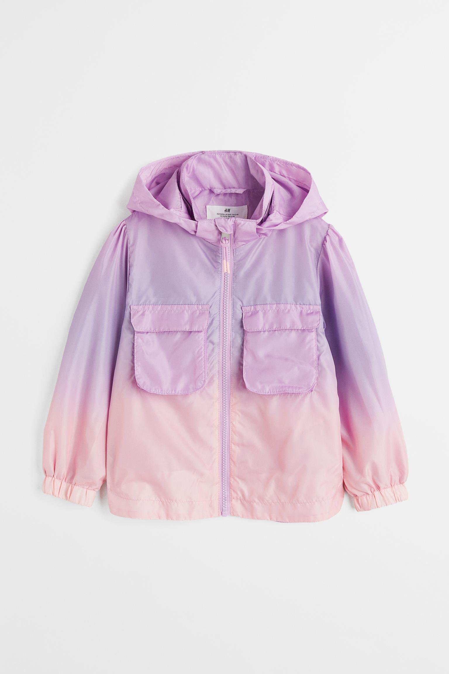 Вітровка H&M 110-116 см Рожевий/Бузковий (S11071061569)