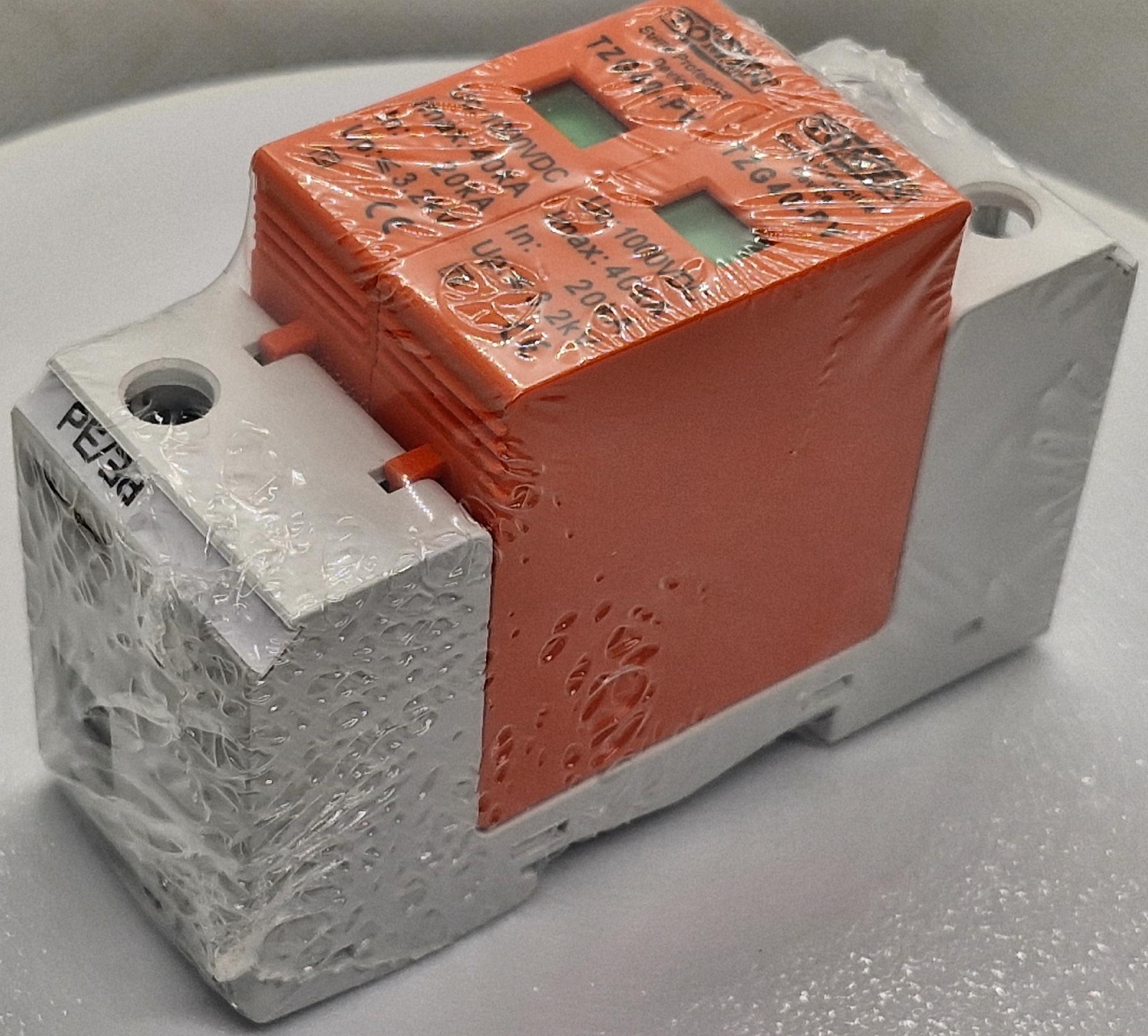 Пристрій захисту від імпульсних перенапруг 1000V DC УЗІП TOMZN TZG40-PV 2p блискавкозахист сонячних панелей SPD DIN DC УЗІП конектор МС4 (95701495) - фото 5 Пристрій захисту від імпульсних перенапруг 1000V DC УЗІП TOMZN TZG40-PV 2p блискавкозахист сонячних панелей SPD DIN DC УЗІП конектор МС4 (95701495) - фото 5