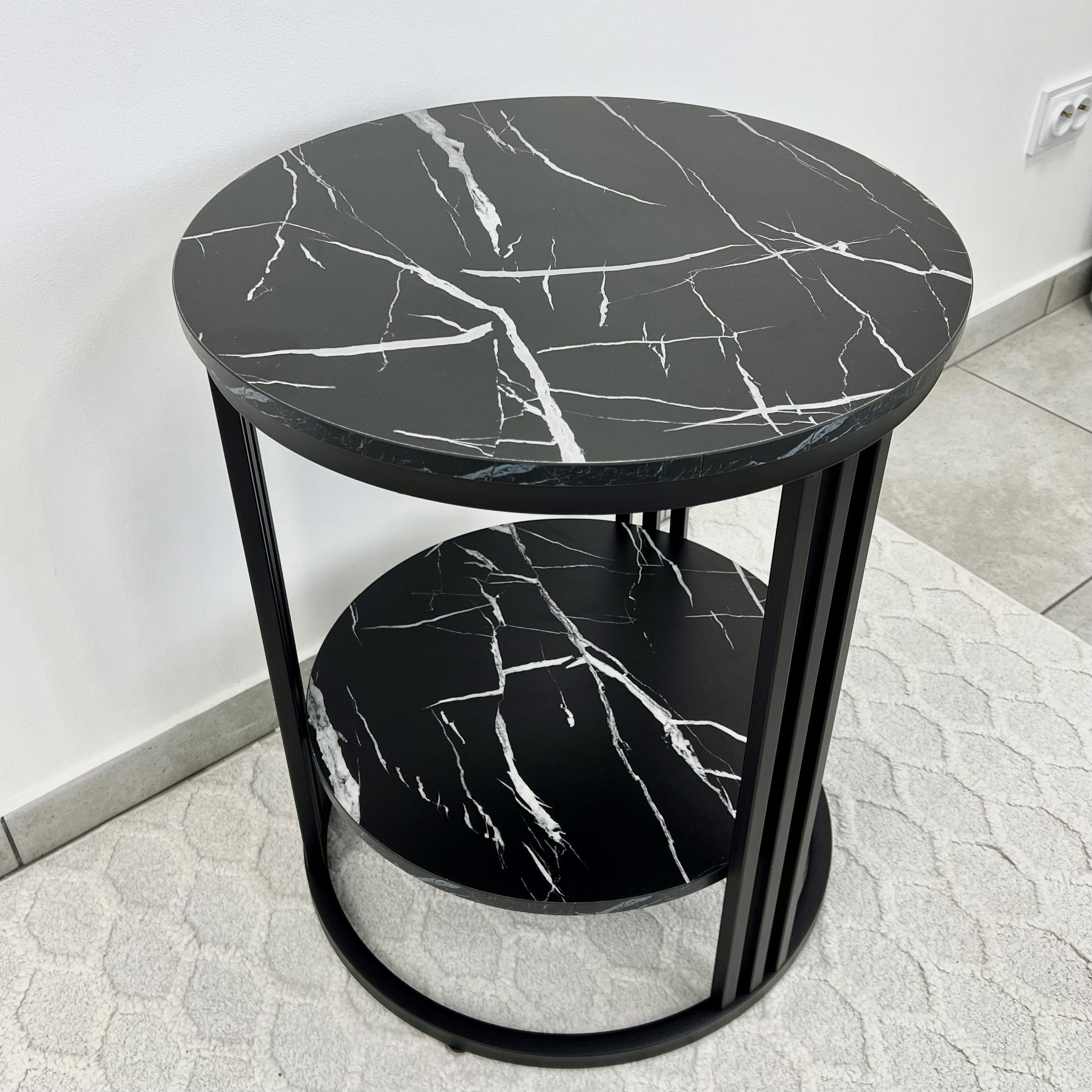 Столик журнальний Luminaria Axio Чорний мармур (29520858) - фото 3